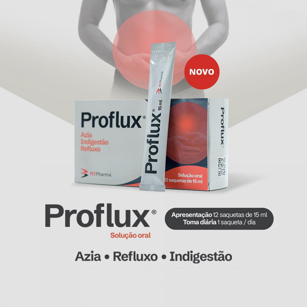 Proflux Solução Saquetas Baunilha 15ml x12 unidades - 7545483 - Glammy